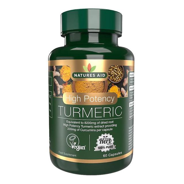 Natures aid high potency turmeric 60's on Productcaster.