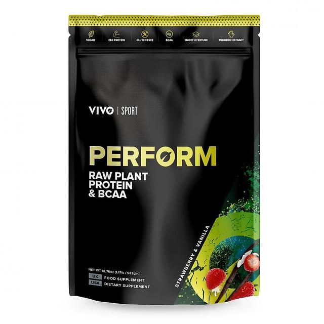 Vivo life realizar proteína vegetal crua & bcaa morango & baunilha 532g on Productcaster.