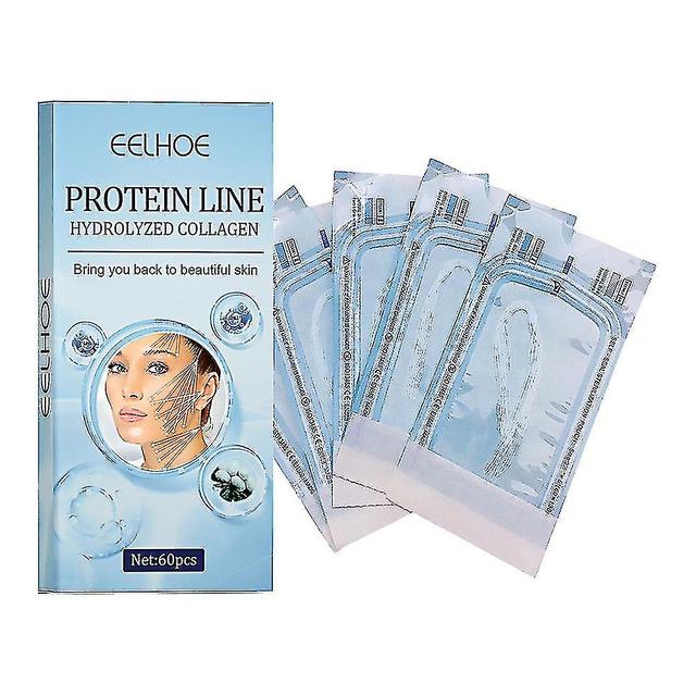 Face Filler Absorberbar Kollagen Protein Tråd Ansiktslyft Plump Silk Fibroin Line Hot60st / set Xinmu on Productcaster.