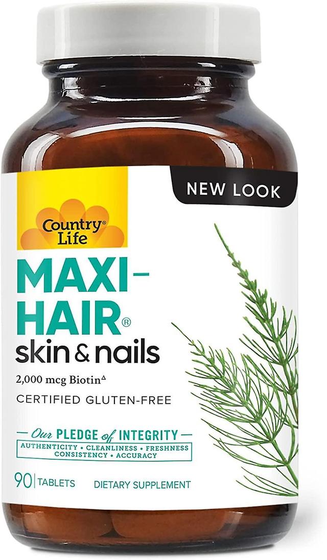 Country Life Maxi-Hair 90 Tablets on Productcaster.