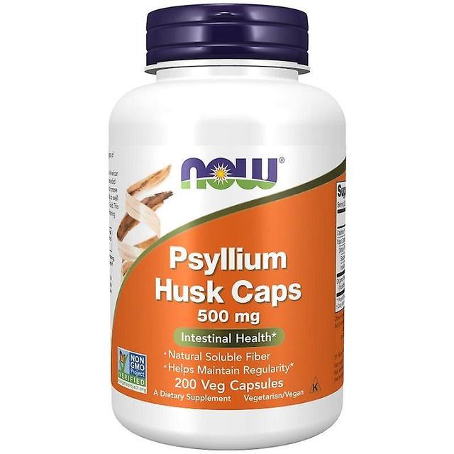 NOW Foods Psyllium Husk 500mg Capsules 200 on Productcaster.