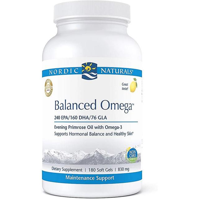 Compléments alimentaires NORDIC NATURALS Balanced Omega (180 gélules) 8240 on Productcaster.