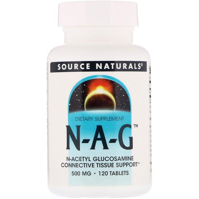 Source Naturals Lähde Naturals, N-A-G, 500 mg, 120 tablettia on Productcaster.