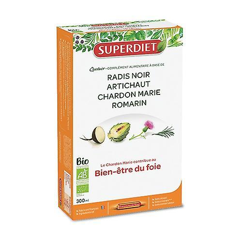 Super Diet Organic Digestion Quartet 20 ampoules of 15ml on Productcaster.