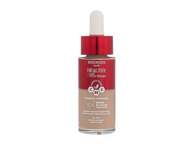 Bourjois Paris - Healthy Mix Clean & Vegan Serum Foundation 51.2W Golden Vanilla - Dla Kobiet, 30 ml on Productcaster.