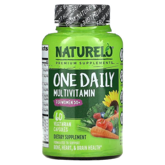 NATURELO, One Daily Multivitamin for Women 50+, 60 Vegetarian Capsules on Productcaster.