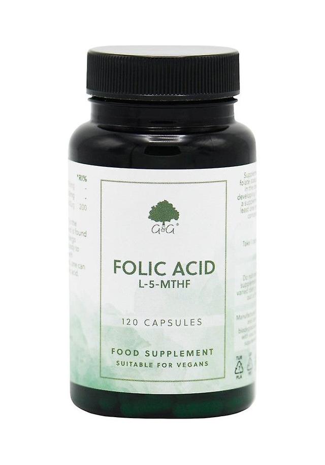 G&g vitamins folic acid l-5-mthf (formerly folate) 120's on Productcaster.