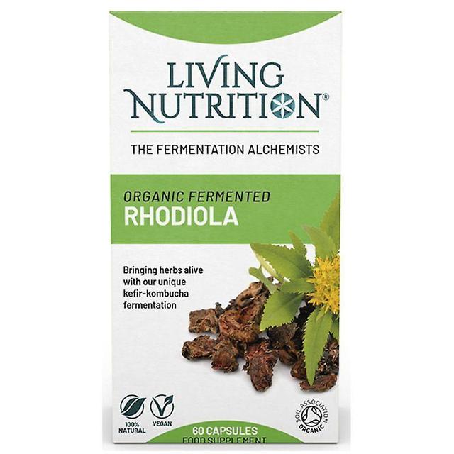 Living Nutrition Levende ernæring Økologisk fermenteret Rhodiola Caps 60 (LN2015) on Productcaster.