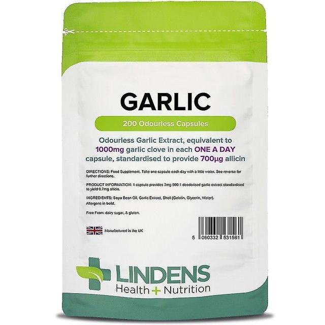 Lindens Garlic 1000mg Capsules 200 (1561) on Productcaster.