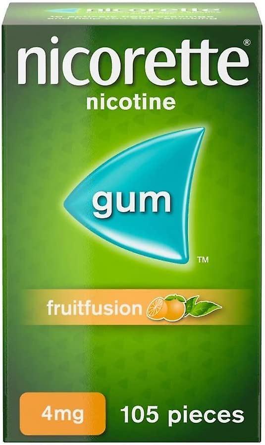 Nicorette Fruitfusion 4 mg nikotiinikumi 105 kpl - Lopeta tupakointi on Productcaster.