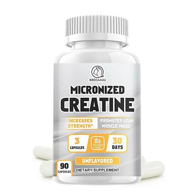 Eccpp Monohydrate Creatine Capsules Improve Energy Endurance Performance Enhance Athletic Muscle Growth For Adults Gym 90pcs on Productcaster.