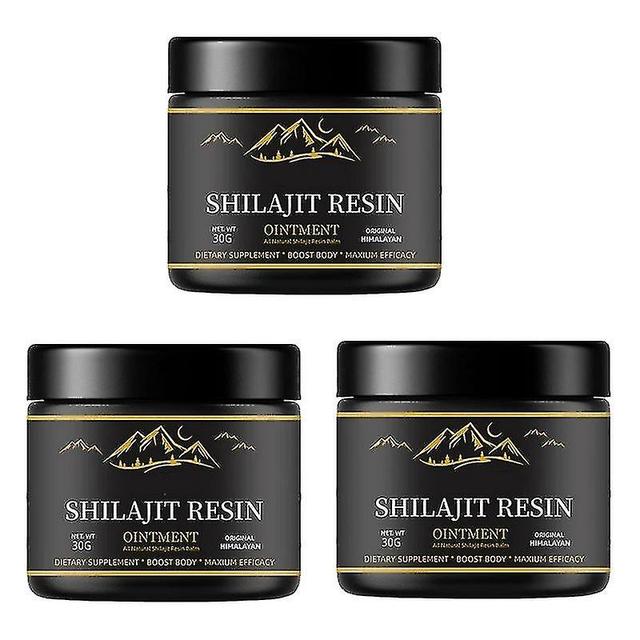 3x Pure 100% Himalayan Shilajit, Soft Resin, Organic, Extremely Potent, Fulvic Acid 30g from SENZHE on Productcaster.