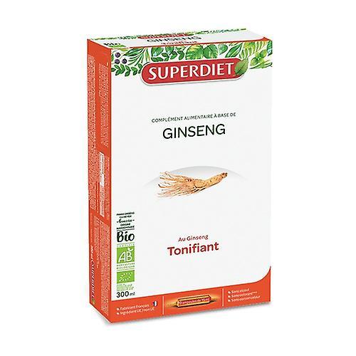 Super Diet Økologisk ginseng 20 ampuller on Productcaster.