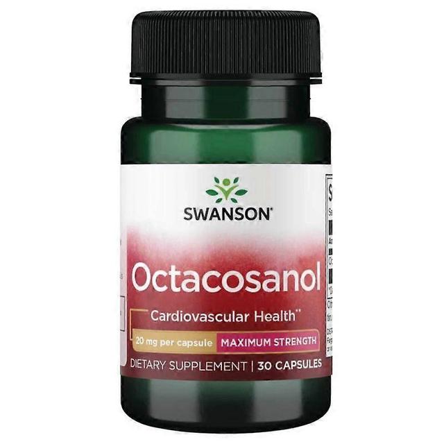 Swanson Octacosanol Maximum-Strength 20mg Capsules 30 on Productcaster.