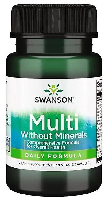 Swanson Denne Multivitamín bez minerálov 30 Kapsula 87614116129 on Productcaster.