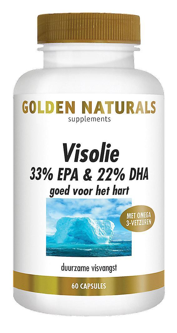 Golden Naturals Fish oil 33% EPA & 22% DHA (60 Softgel Capsules) on Productcaster.