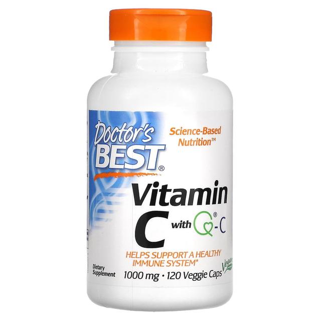 Doctor's Best, Vitamina C con Q-C, 1.000 mg, 120 Veggie Caps on Productcaster.