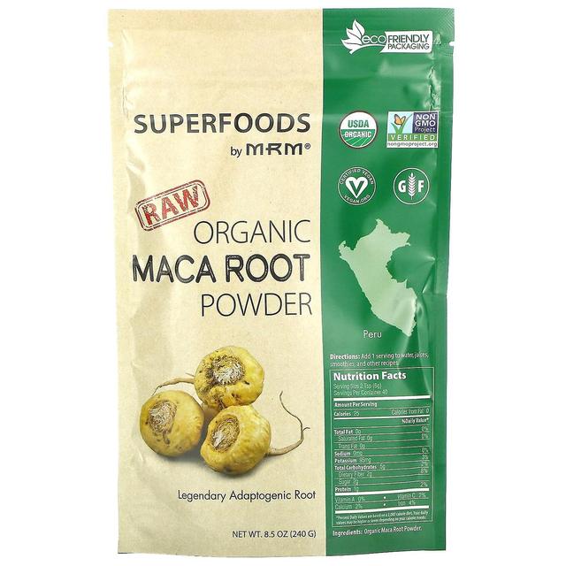 MRM Nutrition, Raw Organic Maca Root Powder, 8.5 oz (240 g) on Productcaster.