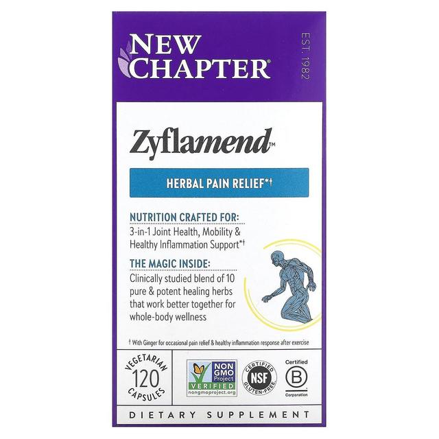 New Chapter, Zyflamend, 120 Vegetarian Capsules on Productcaster.