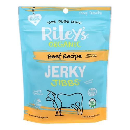 Riley's Organic Beef Jerky Jibbs Dog Treats, 5 uncji (przypadek 8) (opakowanie 1) on Productcaster.