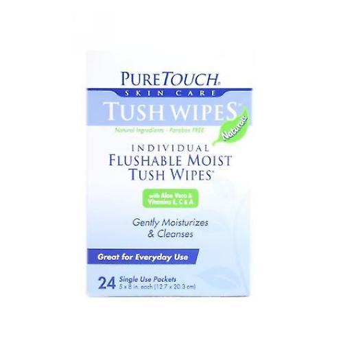 Pure Touch Skin Care Chusteczki Tush Flushable, 24 CT (opakowanie 1 szt.) on Productcaster.