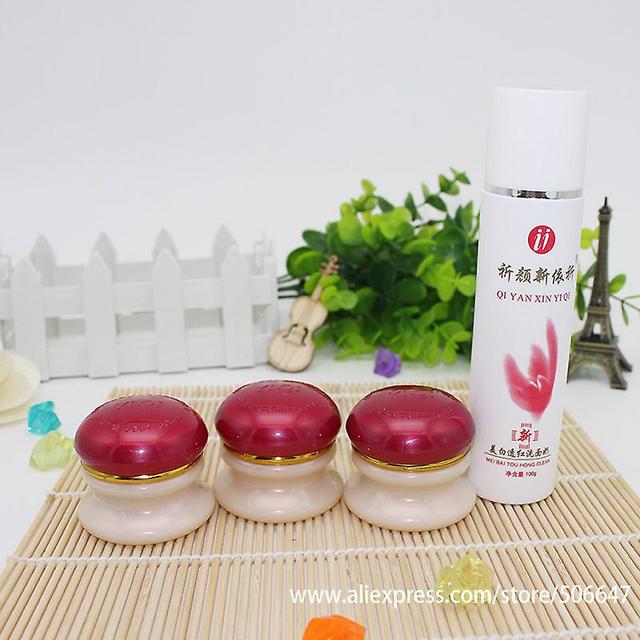 Sunscreen Yiqi Beauty-ensemble Of Whitening Red Blankets, Abc Cream, Bai, Tou Hong Dffective Films, 7 Days, 600 on Productcaster.