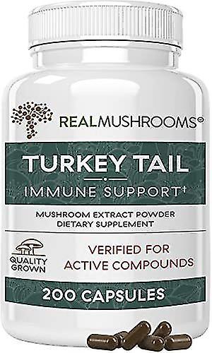 Weijianuo Turkey Tail Organic Mushroom Supplement 200 Caps on Productcaster.