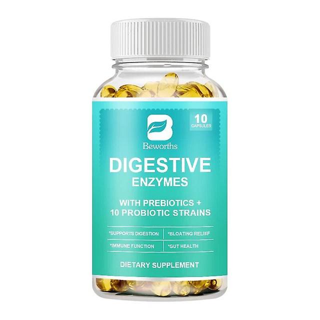 Bw Digestive Enzymes Capsule Beneficial Bacteria Immune System & Healthy Digestive,gas & Bloating Relief For Women & Men Tib 10 PCS on Productcaster.