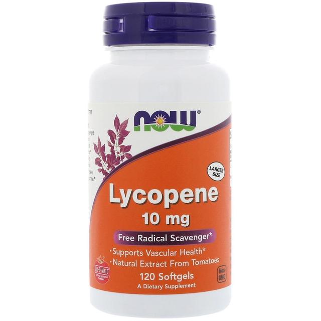 Now Foods, Lycopene, 10 mg, 120 Softgels on Productcaster.