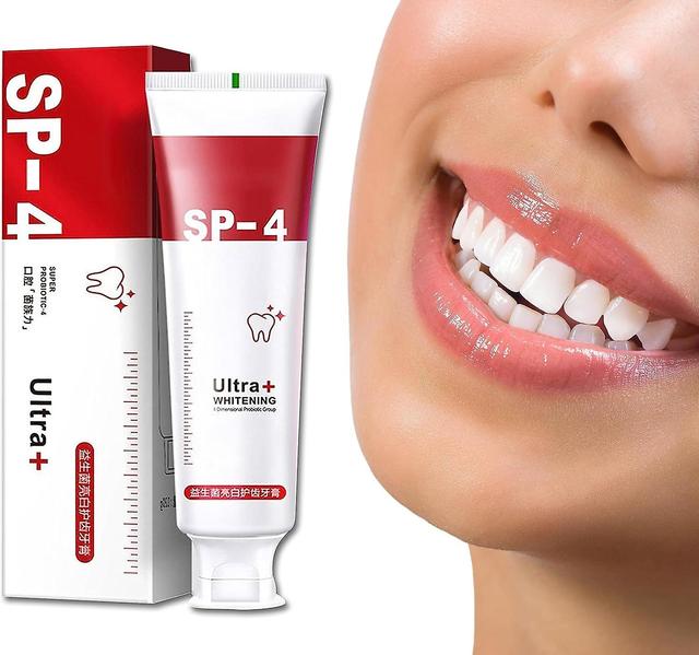 Dentifrice Sp-4, Dentifrice éclaircissant aux probiotiques SP-4Dentifrice plus frais pour l’haleineDentifrice pour les soins dentaires et la correc... on Productcaster.