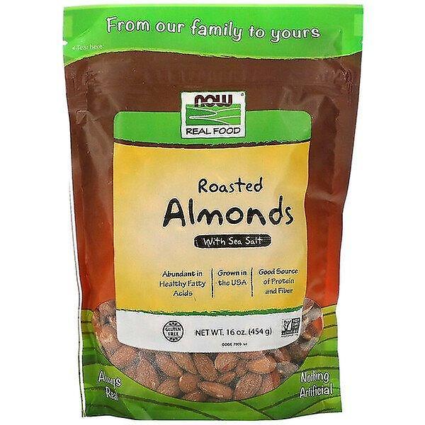 Now Foods, Real Food, Roasted Almonds, with Sea Salt, 16 oz (454 g) on Productcaster.