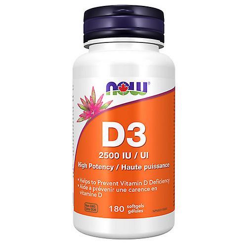 Now! Vitamin D-3,2500 IU,180 Softgels by Now on Productcaster.