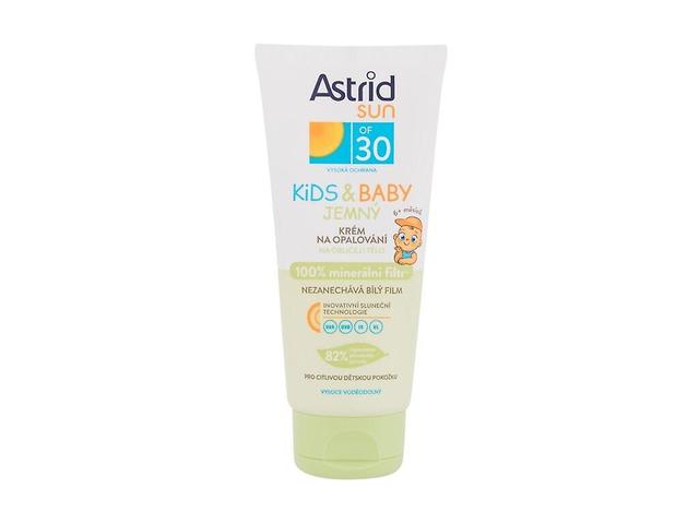 Astrid - Sun Kids & Baby Delikatny krem do twarzy i ciała SPF30 - Dla dzieci, 100 ml on Productcaster.