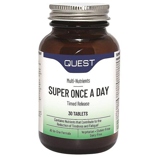 Quest Vitamins Super Once A Day Timed Release Tabs 30 (601353) on Productcaster.