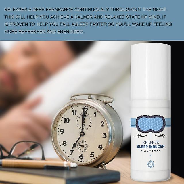 Sleeping Spray Improve Insomnia Calm Stress Relieve Deep Sleeping Pleasant Insomnia Therapy Sleeping Aid Spray on Productcaster.