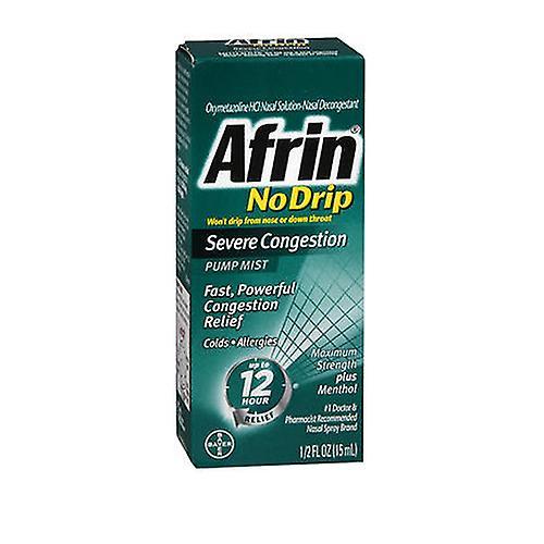 Afrin No Drip Pump Mist Severe Congestion, 0.5 oz (opakowanie 1) on Productcaster.