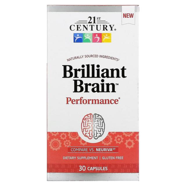 21st Century, Brilliant Brain Performance, 30 Capsules on Productcaster.