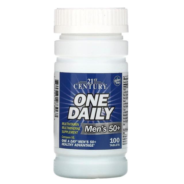 21st Century, One Daily, Men's 50+, Multivitamin Multimineral, 100 Tablets on Productcaster.