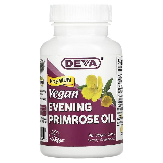 Deva, Vegan Premium Evening Primrose Oil, 90 Vegan Caps on Productcaster.