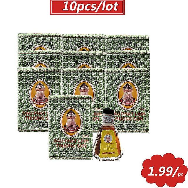 10pcs Vietnam Herbal Tiger Balm Buddha Ointment Oil For Arthritis Headache Toothache Dizziness Back Pain Relief Medical Plaster on Productcaster.