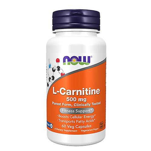 Now Foods L-Carnitine, 500 mg, 60 Caps (Pack of 3) on Productcaster.