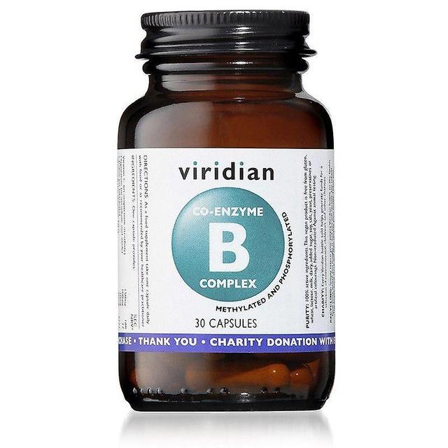 Viridian Co-Enzyme B-Complex Vegetarian Capsules 30 (228) on Productcaster.