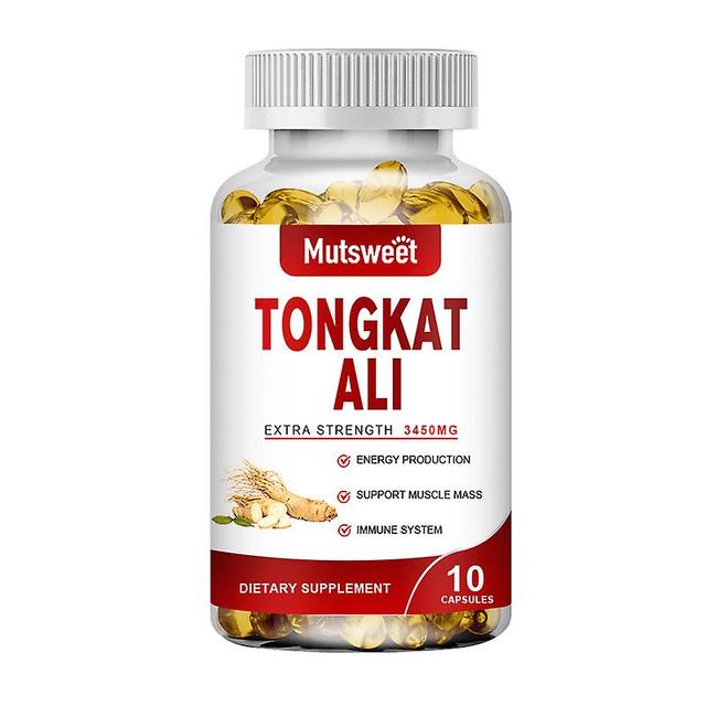 Tib Mutsweet Powerful Tongkat Ali Root Capsules Tongkatali Anti-fatigue Relief Gout Hormone Maintenance For Men Supplements Strength 10 capsules on Productcaster.