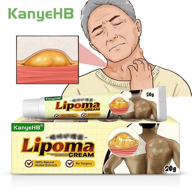 Kpaloft 1/2pcs Lipoma Cream Herbal Lipoma Fat Lumps Removal Ointment For Liploma Reduces Swelling And Fatty Lumps 20g 1Pc on Productcaster.