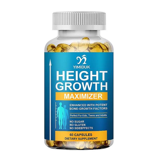 Eccpp Height Growth Capsules Promote Bone Growth And Health Calcium Vitamins Get Taller Supplement 1 Bottles 60pcs on Productcaster.