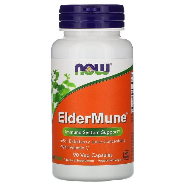 Now Foods, ElderMune, Immune System Support, 90 Veg Capsules on Productcaster.