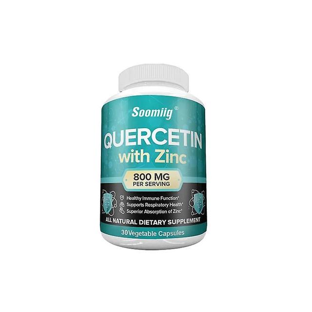 Sofirn Soomig Quercetin 800 mg with Zinc Phytochrome Flavonoid Supports Cellular Health and Boosts the Immune System 30 count-1 bottle on Productcaster.