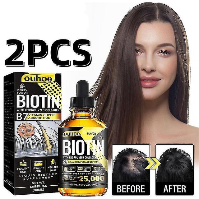 60ml Biotin Hydrolyzed Collagen Essential Oil Anti Loss Regrowth on Productcaster.