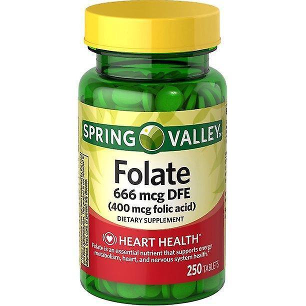 Spring valley folic acid tablets, 400 mcg, 250 ct on Productcaster.