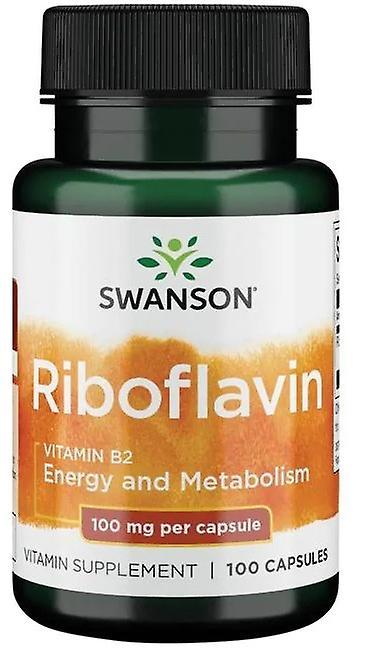 Swanson vitamine B2 riboflavine 100 mg 100 Capsules on Productcaster.